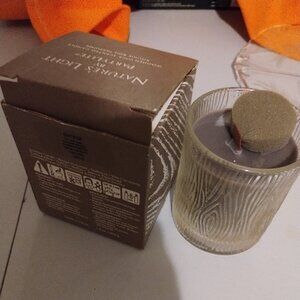 Party lite Nature's light candle wooden wick